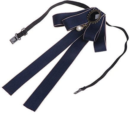 ZORESCOLEO Damenkrawatte mit Schleife und Schleife für Hemd, Krawatte, vorgebundenes Band, Zubehör für Weihnachtskleidung, Farbe 1, as the pic show, Farbe 1, as the pic show