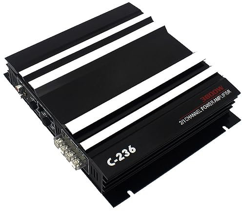 Amplificatore Auto AUDIO Ad Alta Auto Alimentazione Amplificatore 2 Canale 3800 W Capabilità Bridgeabile Fase di Controllo a Bassa Frequenza