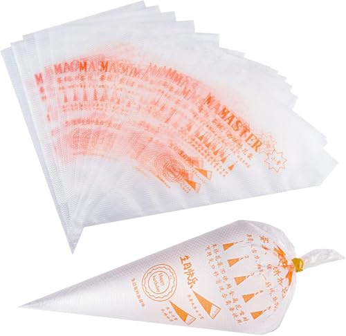 200 bolsas pasteleras, bolsas de pastelería con prensa de pastelería, bolsas desechables de plástico para pastelería, glaseado de pasteles, herramientas de decoración de cupcakes de azúcar, macarrones