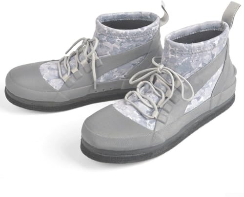 Besttoolifes Scarpe da pesca impermeabili per uomini e donne, senza scarpe, per avere neoprene Plus suola in feltro in gomma traspirante anfibio scarpe da pesca su roccia (9 (42) stivali