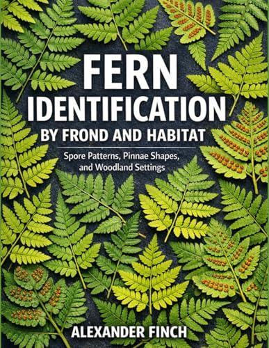 FERN IDENTIFICATION BY FROND AND HABITAT: Spore Patterns, Pinnae Shapes, and Woodland Settings