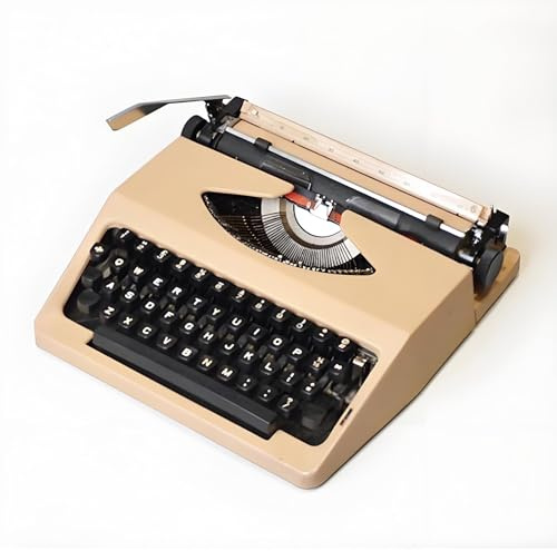 Vintage Manual Typewriter Machine,Classic Old Fashioned Skrivmaskin för att skriva brev, Typewriter Decor för Home Office Mechanical Typewriter