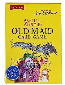 The Lagoon Group 2241 David Walliams Awful Auntie's Old Maid Card Game, Yellow