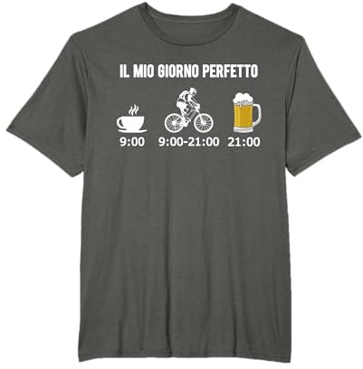 Mountain Bike Bici Regalo MTB Giorno Perfetto Bicicletta Maglietta