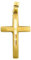 EDELIND Kreuzanhänger Gelbgold 585/14 Karat Echtgold Anhänger für Damen Taufkette Junge Goldkreuz für Damen, Herren, Kinder Kreuzanhänger mit Schmuck Geschenkbox
