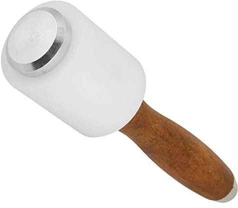Leder Hammer Holzgriff Nylon Leder Werkzeug Nylon Hammer DIY Handwerk Holzgriff Zum Gravieren Und Bohren DIY Handwerk Stanzen