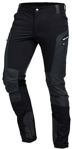 PUMA Workwear Pro-One - Pantalones de senderismo para hombre, robustos, con nailon reforzado para mayor durabilidad, pantalones de trekking con elástico en 4 direcciones, tira de botones ajustable