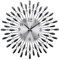 HaiYiZuhause Vintage Wanduhr ohne Tickgeräusche, Große Retro Wand Uhr im europäischen Stil, ideal als Deko für Wohnzimmer, Schlafzimmer, Küche, Klassische Zimmer Deko & Küchenuhr (Silber)