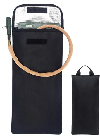 Mxshc Insulated Water Bladder Sleeve | Protective Insulated Sleeve,Insulated Hydration Bladder, Lightweight Storage Pouch for 2-2.5L Water Bladder