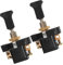 CLISPEED 2 Pz Interruttore Fari Universale 12V 24V, Interruttore a Tirare Per Motore Camion, Modifica Auto, Metallo Pvc Abs, 5.3 * 3 * 2 Cm, 45g, E Affidabile