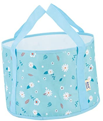 WRITWAA Bassin De Trempage Des Pliable Et Portable Pour Utilisation Extérieure Et Bain De Bleu Ciel