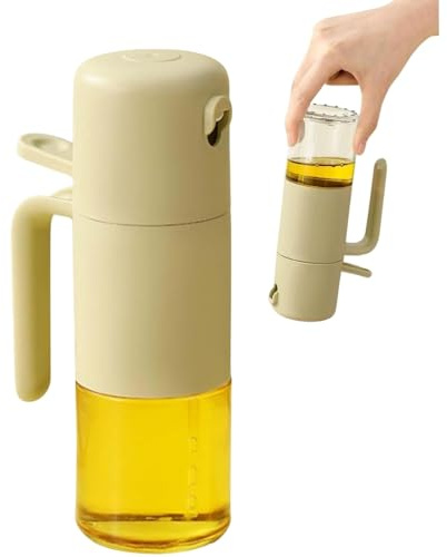 Sucasa Oil Spray Bottle 210ml – Glass Olive Oil Dispenser for Cooking, Air Fryer, BBQ, Salad & Baking – Refillable & Fine Mist Atomizer for Healthy Low-Oil Meals