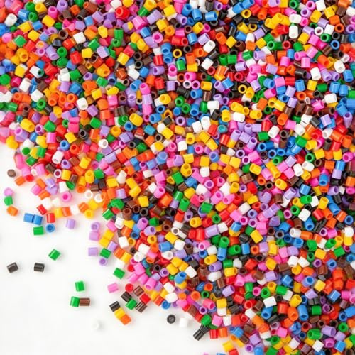 10 000 stycken glitter strykpärlor strykpärlor pluggpärlor för gör-det-själv pysseltillbehör för födelsedag jul present barn gör-det-själv arbete