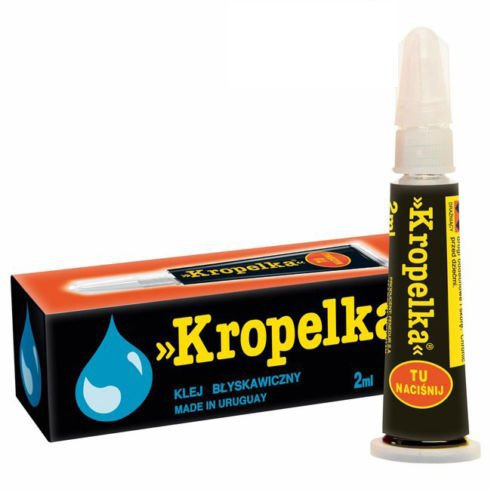 EXTRA STRONG INSTANT GLUE KROPELKA - WOOD METAL PLASTIC RUBBER DIY 2g
