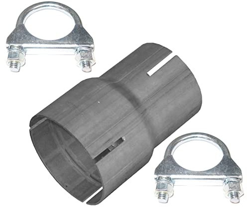 Reduktionskontakter från 60 mm till 70 mm avgasadapter inkl. 2 hyllor rörminskningsdel reduktion röranslutningar minskning avgassystem anslutningsstycke