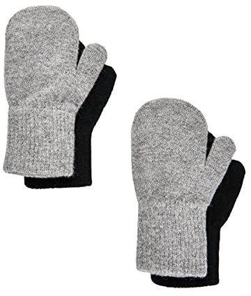 Celavi Unisex Kinder Magic Mittens F ustlinge, Grau, 3 EU