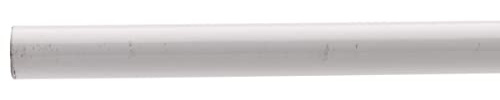 TRINGLES Rondes pour VITRAGE Metal | Ø10 | 1 Tringle Ronde Embout Boule 70-110CM | Blanc