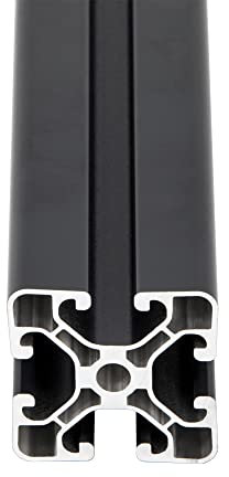 SCHMIDT systemprofile 1500mm Aluminium Profil 40x40mm Nut 8 Strebenprofil Anthrazit 4040 Alu Konstruktionsprofil 1,5m