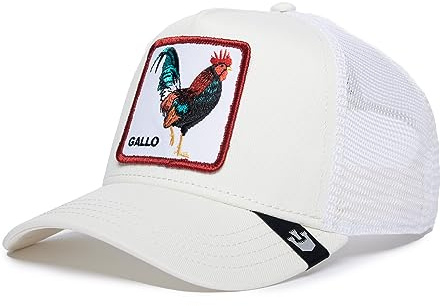 Goorin Bros. The Farm Casquette de Camionneur Unisexe en Espagnol, Blanc (Gallo), Taille Unique