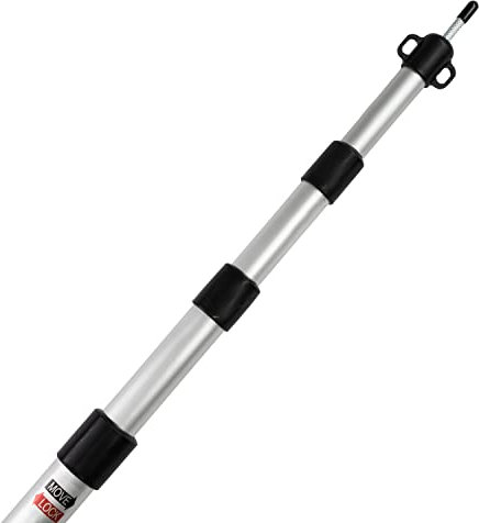 1 STÜCK - Aluminium Zeltstange - mit Spitze Ösen für Zeltschnur - teleskopierbar 80-230 cm - 4 Teile - 30/25/22/19 mm leicht stabil Ersatz Gestänge Zelt Vorzelt Camping Teleskopstange Aufstellstange