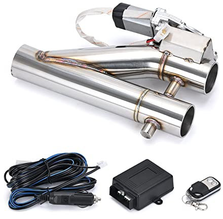 Tubo scappamento Kit Silenziatore per Tubo di Scarico Universale 2 2,25 2,5 3 Valvola di Scarico Elettrica A Doppia Valvola Auto Tubi di Scarico (Colore : 2 inch)