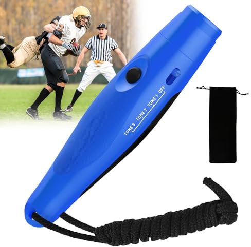 Fischietto elettronico, fischietto da arbitro professionale a 3 toni, fischietto di emergenza portatile con cordino, fischietto elettronico professionale per l'arbitro, fischietto regolabile per