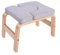LXLAEOANG Yoga kopfstandhocker Holz-Umkehrstuhl, Fitnessstudio, Yoga, Hilfsstuhl, Heimfitness, Umkehrhocker, Kopfstandbank(Grey)