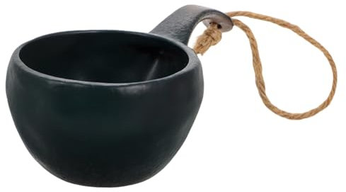 PartyKindom Bol à Soupe Japonais Vintage Céramique Avec Anse Design Authentique Japonais Bol Repas Polyvalent Pour Camping Pique- Et Service Créatif