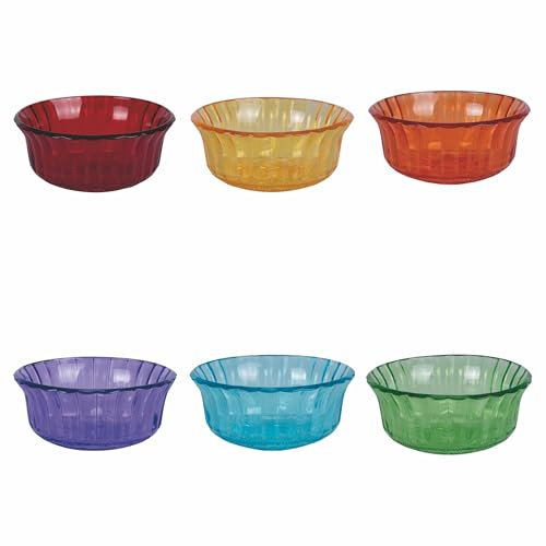 Villa d'Este Home Tivoli 1996 6er Set Schälchen 270 ml aus Glas, Imperial Color