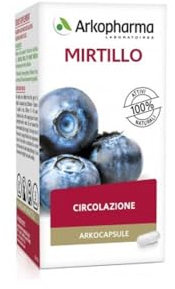 Arkofarm Integratore Di Mirtillo Bio Per Microcircolo Arkocapsule, 40 Capsule