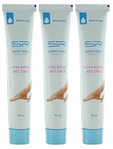 3 x Fußcreme mit Urea 45 ml + Varivendo Notizblock