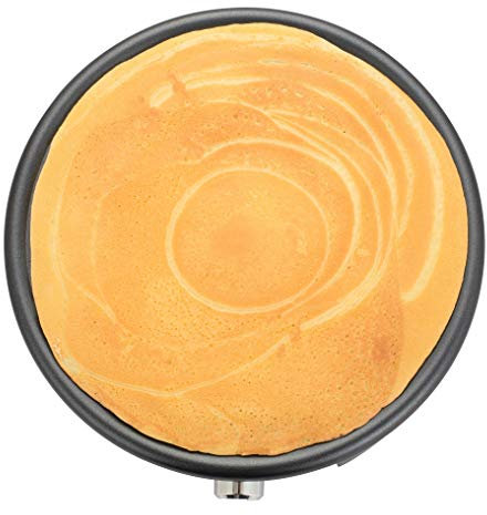 senya Plaque en fonte d’aluminium pour grande crêpe de 30cm – Crepière électrique Crepe Time SYCK-CV026-SP2, Inox, Noir