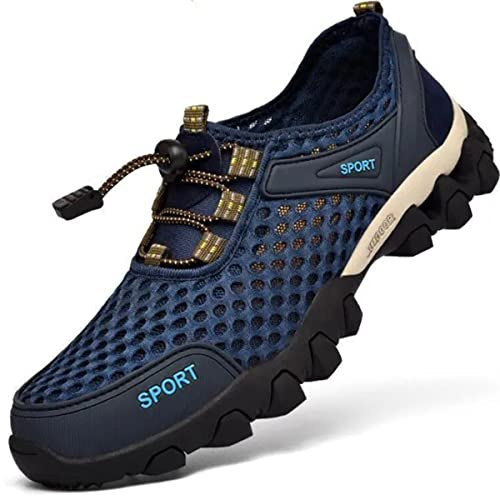 Treer Zapatos de Agua Hombre Zapatos Deportes Acuáticos Barefoot Shoes Escarpines Hombre Agua Zapatillas Minimalistas Zapatos de Antideslizante y Secado Rápido Zapatos