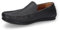 camel active Herren Lederslipper mit Logoprägung Schwarz, menswear-40