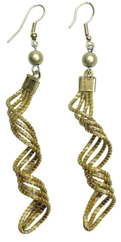 Felicidade Orecchini in Capim Dourado – Gioiello Artigianale Autentico in Oro Vegetale del Brasile – Eleganza Naturale e Leggerezza – Accessorio Unico da Donna – Idea Regalo Originale ed Etica