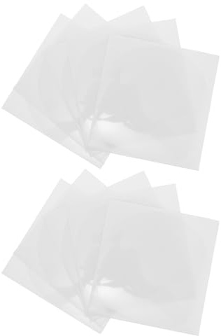 ULTECHNOVO 10 Láminas Adhesivas Transparentes para Raqueta de Tenis de Mesa, Funda Protectora Resistente, Película de Superficie para Reducir Desgaste, Paquete de 10 Unidades para Uso