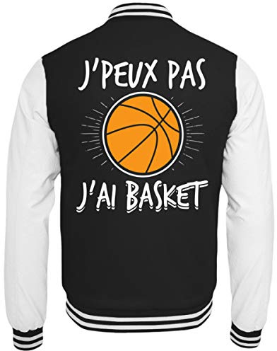 J'peux Pas J'Ai Basket - Dorsale de la Veste Universitaire
