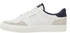 JACK & JONES Herren Jfwmorden Combo Hvid/Navy Noos Sneaker, Mehrfarbig, 40 EU