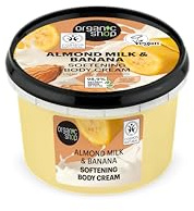 Organic Shop Crema corporal suavizante de leche de almendras y plátano (250 ml)
