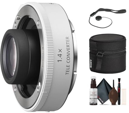 Sony FE 1.4X Teleconverter (SEL14TC) – Full-Frame E-Mount | Extends Focal Length by 1.4X | Compact, Dust & Moisture Resistant | Lens Cap Keeper & Cleaning Kit