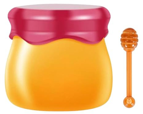 Masque Pour Les Lèvres Nourrissant - Masque Pour Les Lèvres Honeypot | Masque Hydratant Pour Les Lèvres Lèvres Sèches Et Craquelées | Masque À Lèvres Hydratant Design Pot Pour Lèvres Sèches, Baume À L
