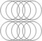 10 Pezzi Cerchi per Bomboniere - 15 cm - Cerchio per DIY, Cerchi Decorativi da Appendere - Anelli Decorativi per Appendere per Sogni, Corone Nuziali, Diametro del Filo 3mm