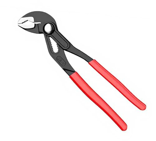 BJDSI Wasserpumpenzange mit Druckknopf,235mm,Mehrfach-Position Push-Lock,Hohes Drehmoment,Rostfrei.