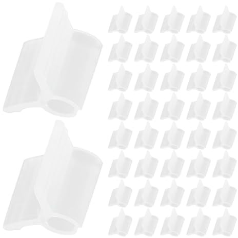 MAGICLULU 400 Pinzas para Injerto de Plantas 3mm, Clips de Plástico Reutilizables para Soporte de Tomates, Flores y Verduras en Jardín, Invernadero y Enrejados Verticales