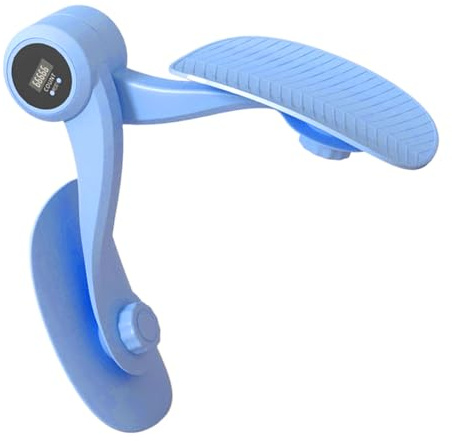 Bäckenbottentränare - Bäckenbottenmuskeltränare, Justerbar Innerlår Adductor Innerlårvibratorverktyg med justerbar intensitetsnivå Ergonomisk för muskelstärkande avkoppling
