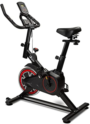 EKA® Professionell indoorcykel (ny modell 2023) - Ergonomisk design - Hjul som tillåter enkel rörelse - Olika intensitetsnivåer - Pulssensor
