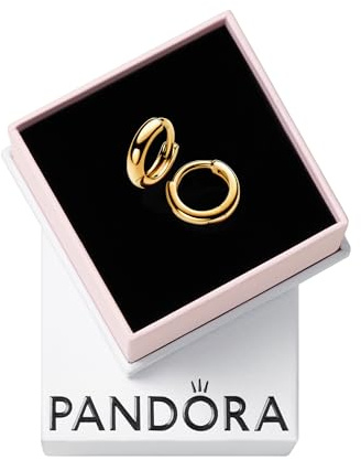 Pandora Runde Huggie-Kreolen-Ohrringe 263286C00 Boucles d'oreille