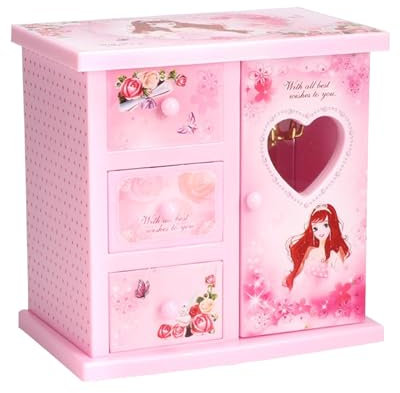 zwxqe Music Jewelry Box, Ballerina Jewelry Box for Girls, Musical Jewelry Storage Box, Girl's Jewelry Music Box, Jewelry Spin Music Box, Jewelry Organizer Box