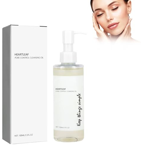 100ml Pore Control Cleansing Oil, Pore Aceite Limpiador, Pore Espuma De Limpieza Profunda Toner,Desmaquillante de ojos y labios Desmaquillante desmaquillante ligero y suave para rostro y labios 7