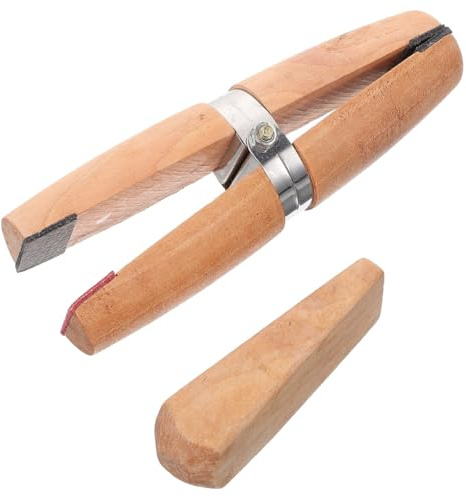 STOBOK Wooden Ring Clamp Wedge Jewelry Making Tool Engraving Repair Clamp Jewellers Hand Tool for Stone Setting and Ring Crafting